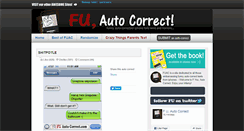 Desktop Screenshot of fyouautocorrect.com