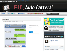 Tablet Screenshot of fyouautocorrect.com